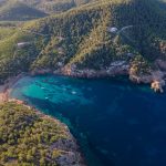 Imagen Aérea de Cala Benirras de Ibiza