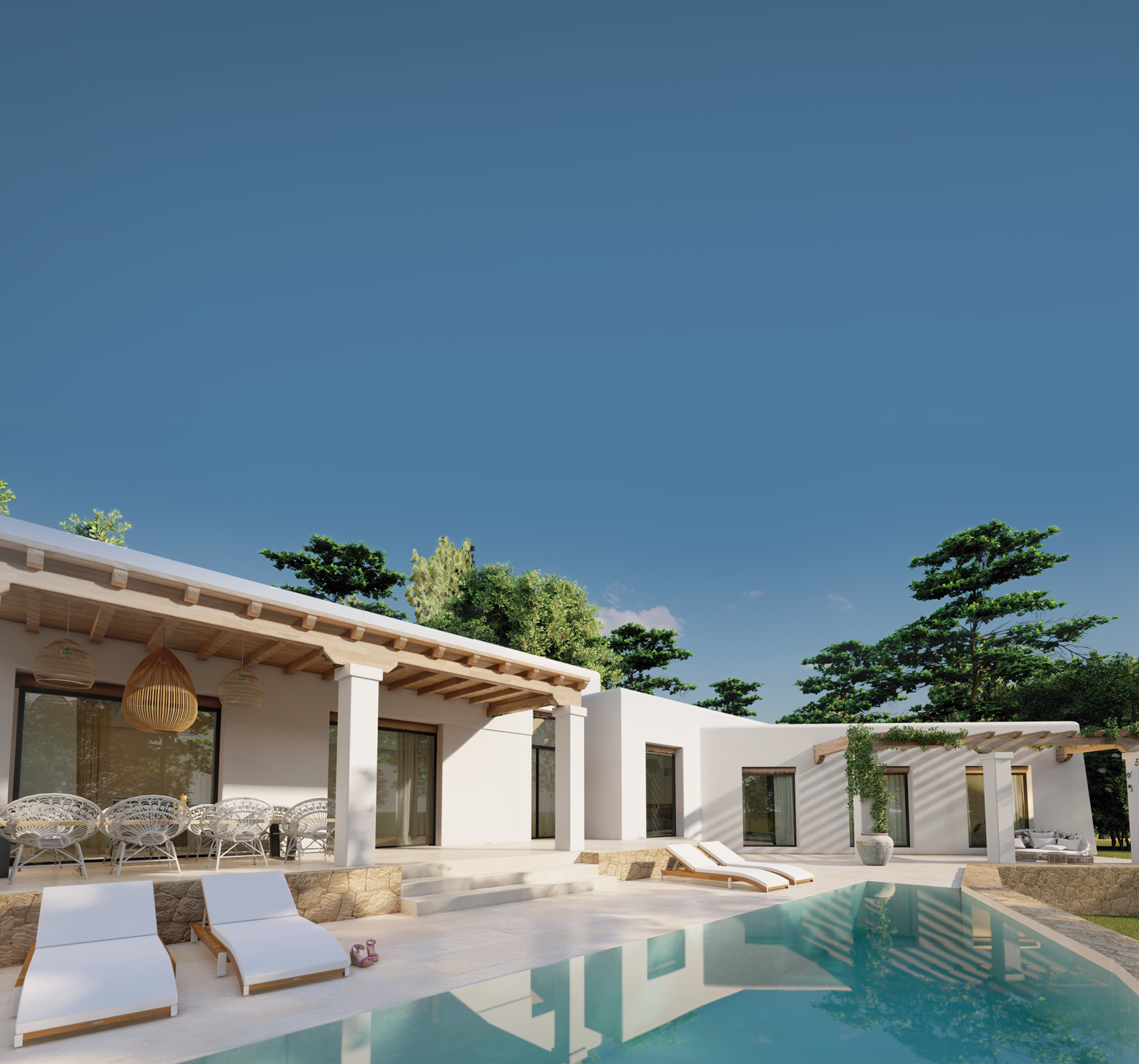 Fotografía vila construida por Okane